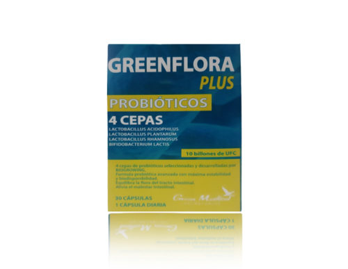 Green Flora Plus Probioticos 4 Cepas