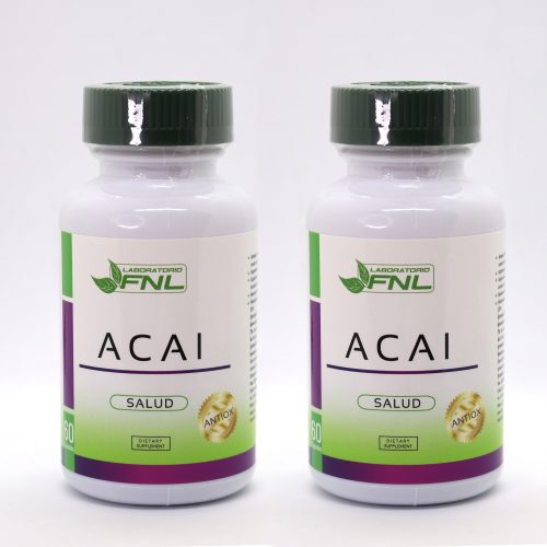 Pack ACAI 500 mg 120 cápsulas Total