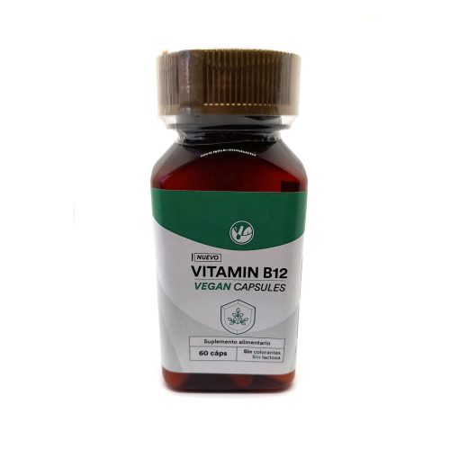 Vitaminas B12 60 capsulas Vegetales Natural Farm