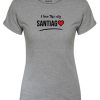 Polera Mujer Estampada I love This City Santiag❤ - Imagen 2