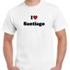Polera Hombre Estampado I ❤ Santiago - Imagen 3