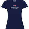 Polera Mujer Estampada I love This City Santiag❤ - Imagen 7