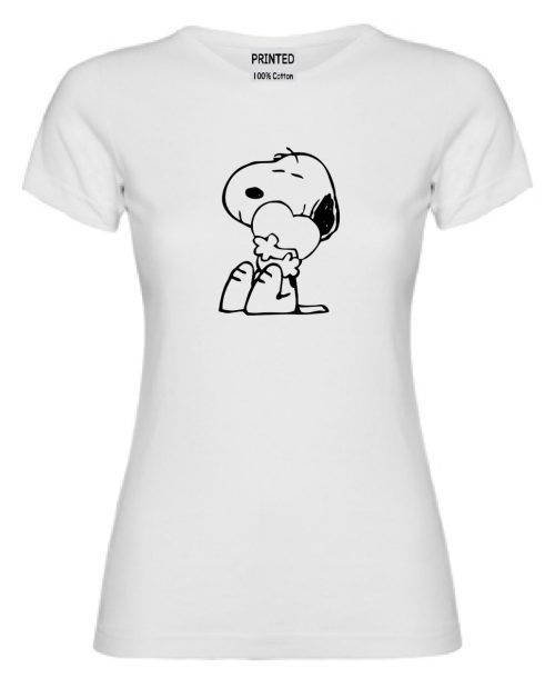 Snoopy Corazon Blanca. 1