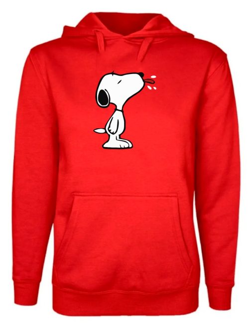 Snoopy Lengua Poleron Rojo