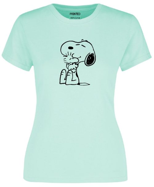 Snoopy W Verde agua