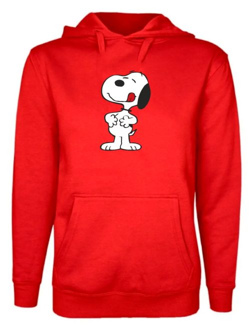 Snoopy com Hambre Poleron Rojo
