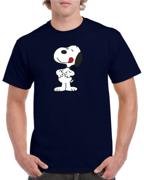 Snoopy con hambre Azul Marino 1