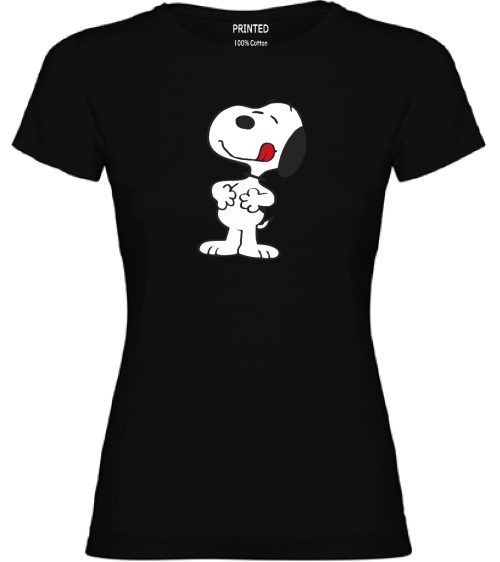 Snoopy con hambre Negra