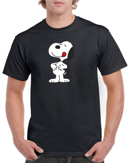 Snoopy con hambre Negro