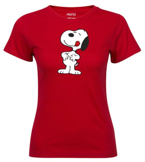 Snoopy con hambre Roja.