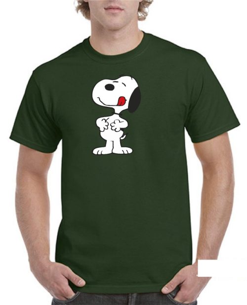 Snoopy con hambre Verde oscuro