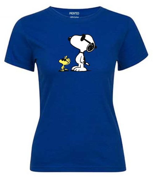 Snoopy con lentes Azul royal