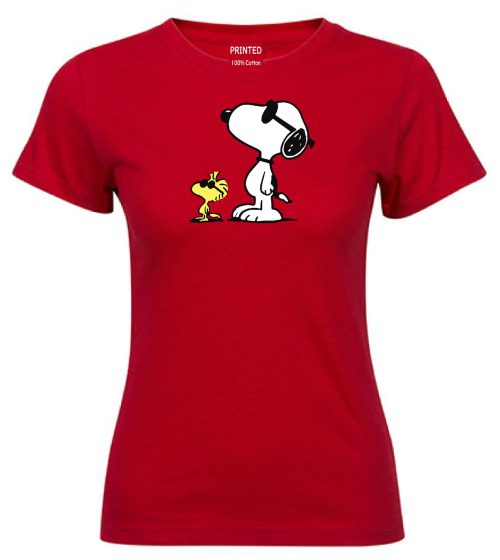 Snoopy con lentes Roja
