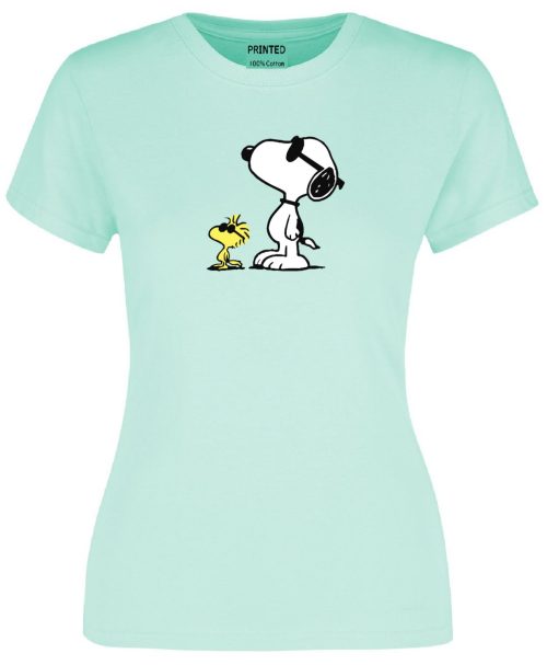 Snoopy con lentes Verde agua