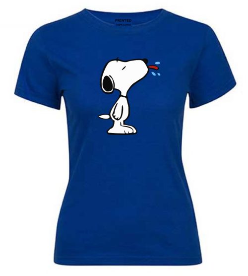 Snoopy lengua Azul royal