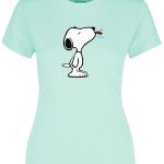 Snoopy lengua Verde agua