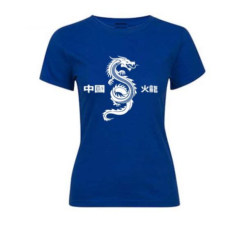 dragon chino azul royal