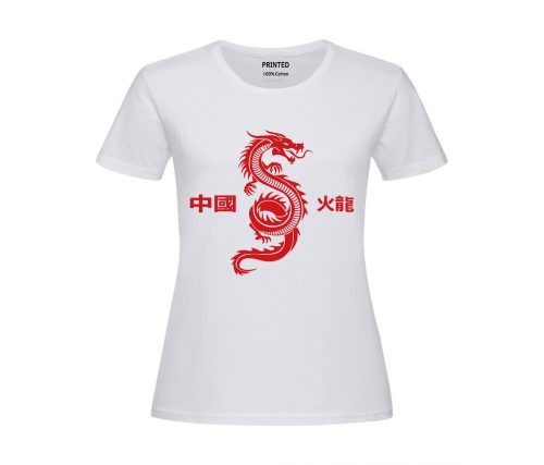 dragon chino blanca