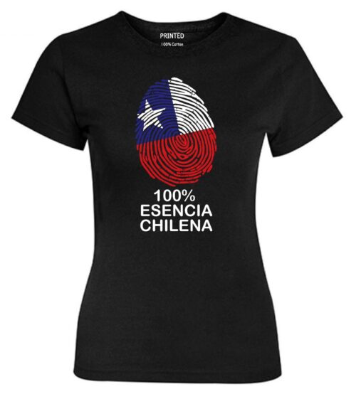 polera mujer estampado esencia chilena 2