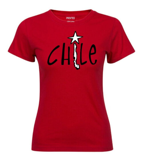 polera mujer estampado fiestas patrias chile